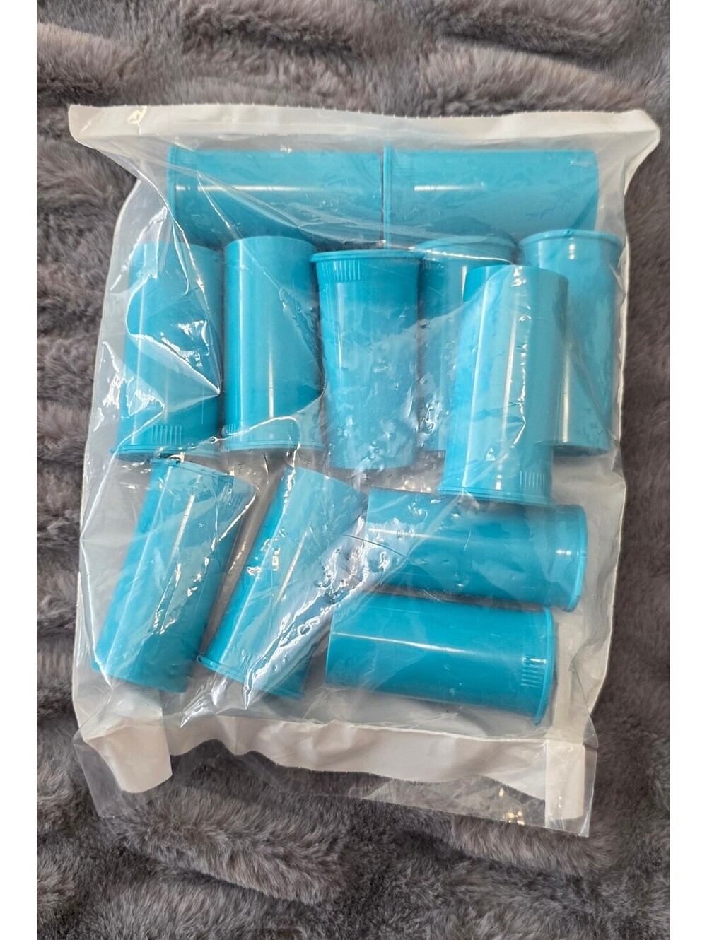 Multi-Use Airtight Empty Pill Bottles, Vitamins & Medicines (Aqua Opaque)